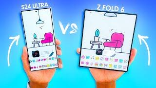 WHICH ONE!? Galaxy Z Fold 6 vs S24 Ultra