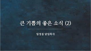 드림교회 2024년 12월 29일 주일예배2부 [큰 기쁨의 좋은 소식(2)]