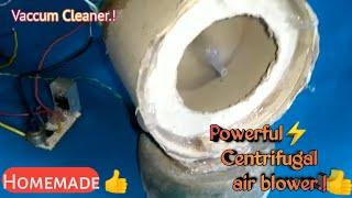 Powerful air blower| Homemade centrifugal air blower|| Air pump with dvd motor.