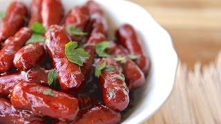 Easy Glazed Lil Smokies (Sweet & Tangy)