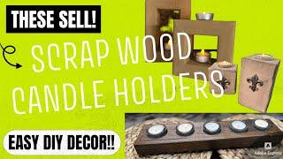 DIY Candle Holders from Scrap Wood: 3 Creative Projects!