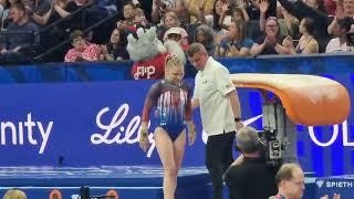 Jade Carey - CHENG & AMANAR vault - 2024 Olympic Trials Day 2