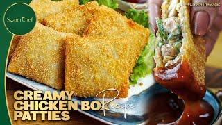 Creamy Chicken Box Patties Recipe | Tasty Crispy Chicken Box Patties for Ramzan Iftar!