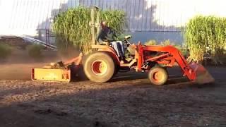 Land Pride Grading Scraper preparing for seeding