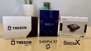 SafePal X1 Vs Trezor Model T Vs Secux W20 Comparison