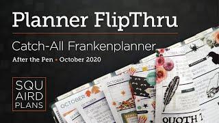 My October Catch-All Frankenplanner Flip Through :: Classic Happy Planner :: Squaird Plans :: 2020