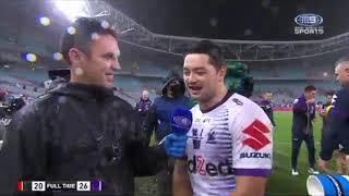 Brandon "Cheese" Smith  gives the greatest Grand Final Interview EVER