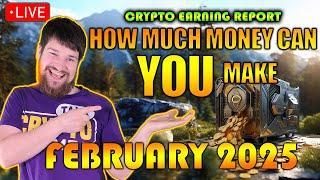 Monthly Crypto Livestream! How much did I earn from Crypto? DIMO, Nubila, Starpower, WeatherXM, etc.