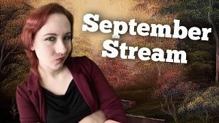 Bob Ross Instructor Paints "September Stream" #bobross #bobrosspainting #autumnvibes