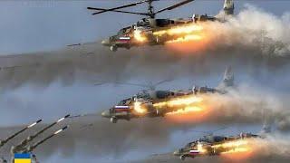 13 Minutes Ago! 9 Russian Ka-52 Combat Helicopters Destroyed by Advanced Ukrainian Rockets