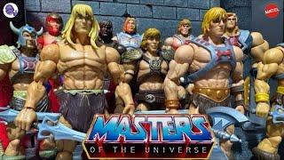 Every HE-MAN In The MASTERVERSE Masters Of The Universe Action Figure Review