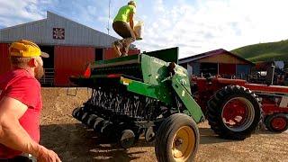 Getting Ready To Seed Oats! Great Plains 1006NT Drill Calibration and Setup!