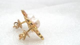 Dishis Designer Jewellery Latest Gold Stud Earrings Designs