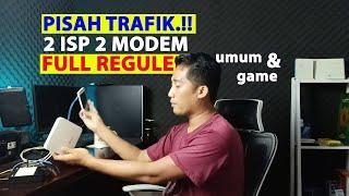 PISAH TRAFIK FULL REGULER 2 ISP 2 MODEM DI OPENCLASH | GAME DAN UMUM