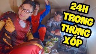 THỬ THÁCH 24 GIỜ SỐNG TRONG THÙNG XỐP ĐẦY ĐỦ TIỆN NGHI DÀNH CHO 4 NGƯỜI (Oops Banana)