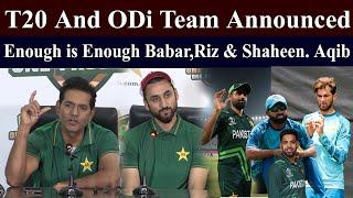 Aqib Javed On Babar Azam Career is Finished | Babar and rizwan out fron t20 and shaheen from odi