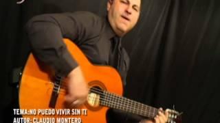 SESIONES ACUSTICAS PROGRAMA PLAY CLAUDIO MONTERO SOUNTRACK 1 NO PUEDO VIVIR SIN TI