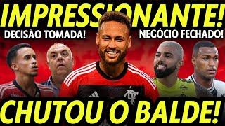 NEGÓCIO FECHADO NO FLAMENGO! CLAUDINHO! ACABOU A NOVELA! IMPRESSIONANTE! NEYMAR CHUTA O BALDE! E+