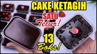 13 BOX MASIH KURANG! KEK KETAGIH VIRAL VERSI BOX/CUPS | MOIST 1 TELUR