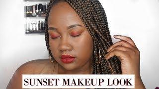 SUNSET MAKEUP LOOK, BEGINNER FRIENDLY 