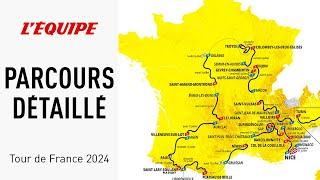 Tour de France 2024 - Le parcours détaillé étape par étape de Florence à Nice