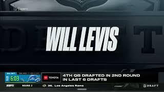 Will Levis is going to Tennessee Titans for the #33 pick of the 2023 NFL draft