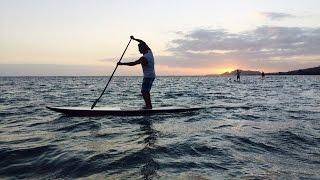 SUP Surfing on Race boards- coaching part 1