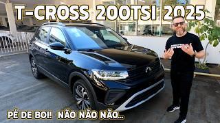 VW T-CROSS 200 TSI 2025 - Surpreende Com Tudo Que Tem!