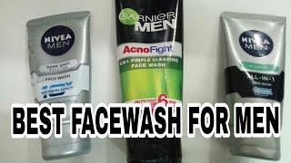 Which facewash is best in India?!Nivea Dark spot, Garnier Men Acno Fight Nivea Men All in 1 Review