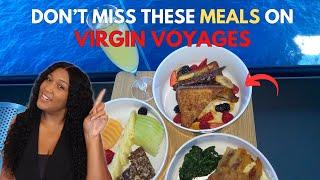 Counting Down the BEST Food on Virgin Voyages Cruise Ships