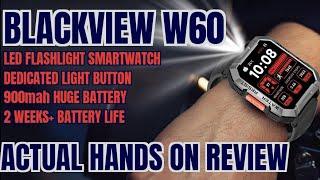 BLACKVIEW W60 SMARTWATCH with LED LIGHT HANDS ON REVIEW #androidsmartwatch, #blackview, #androidwear