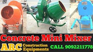 3.5/3 cu.ft Cocrete mini mixer with 1.5 HP Electrical motor