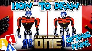 How to draw Optimus Prime from the new Transformers One Movie