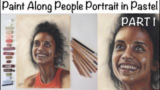 People Portrait 'Paint Along' Demo in Soft Pastel PART1