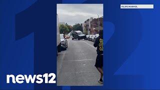 Shocking video shows Brooklyn road rage fight, tow truck hitting multiple cars | News 12