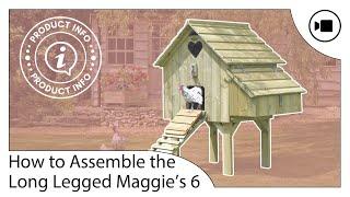 The Maggie's Six Hen House: Easy Assembly in 3 Minutes!