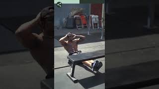 Burn Calories | Just a bench needed | OFM #shorts