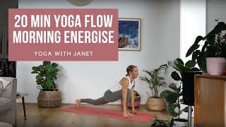 20 Min Energising Morning Yoga Flow l Yoga with Janet