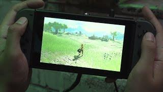 10 Minutes of The Legend Zelda: Breath of the Wild in Handheld Mode