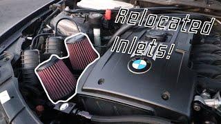 335xi N54 VRSF relocated inlet install! (Sounds Insane!)