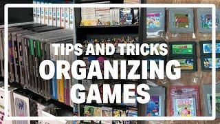 Tips and Tricks: Organizing/Storing Video Games (2020)