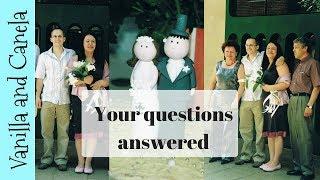 My wedding day/More kids?/Favourite books - All your questions answered