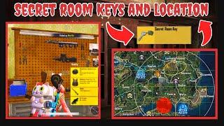 secret room key pubg  secret room key location in bgmi pubg mobile secret room key  pubg and bgmi