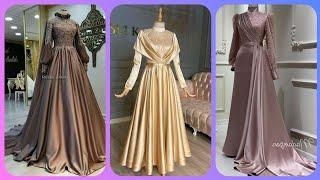 Stylish Silk Maxi Designs|| Long Frock || Evening Gown