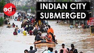 Monsoon Floods in India Kill Dozens and Leave City Underwater