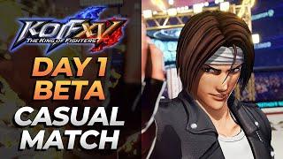 King of Fighters XV BETA Casual Match ft. NerdJosh, Aroo, ELTRO - Part 1 | KOFXV KOF15