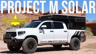 DIY Solar Install On My Project M Truck Camper - 400 Watts!!