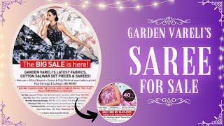 DHAMAKA… VASHI | SALE! SALE! GARDEN VARELI’S. #sale, #gardenvareli , #lastfewdays