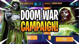 *NEW* DOOM WAR CAMPAIGN GAMEPLAY (FULL) - MARVEL Strike Force - MSF