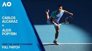 Carlos Alcaraz v Alexi Popyrin Full Match | Australian Open 2025